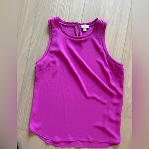 J. Crew Vibrant Fuchsia Tank Top